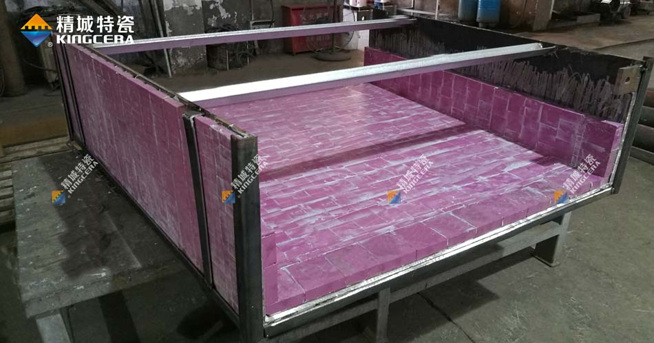 恒峰g22特瓷水泥立磨溜槽衬板厂家定制